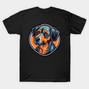 Labrador cartoon dog head T-Shirt